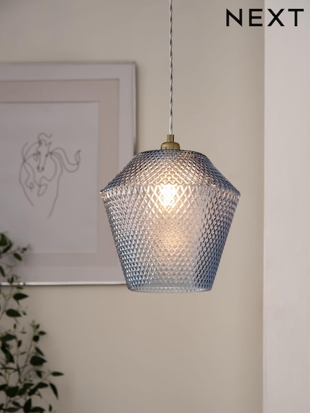 Blue Mia Easy Fit Lamp Shade (M51164) | £38