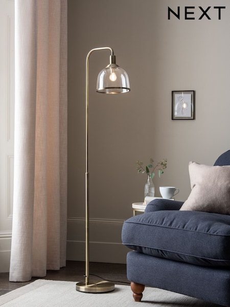 Brass Gloucester Floor Lamp (M51172) | £85