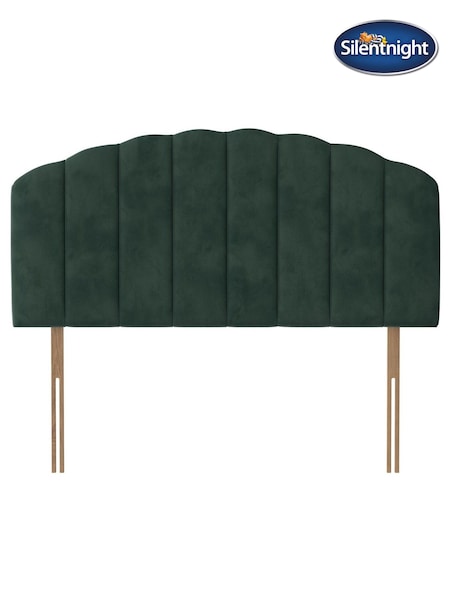 Silentnight Rainforest Green Merlin Luxury Velvet Headboard (M51279) | £140 - £235