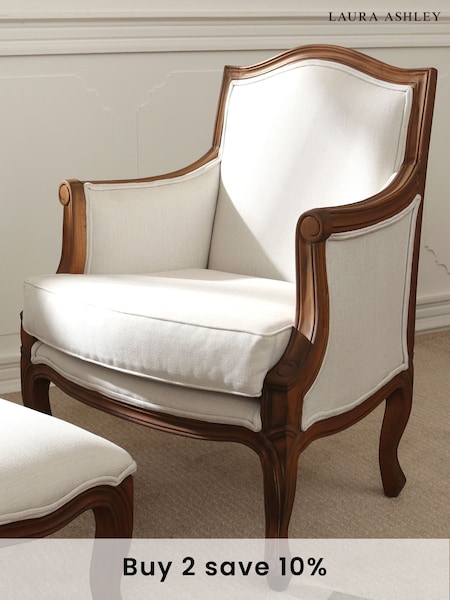 Laura Ashley Walnut Montpellier Lounge Chair (M51630) | £650