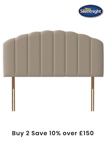 Silentnight Sandstone Natural Merlin Woven Headboard (M51641) | £130 - £210