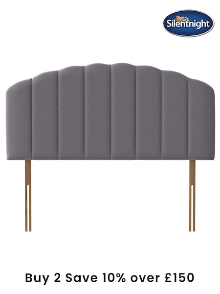Silentnight Slate Grey Merlin Woven Headboard (M51642) | £130 - £210