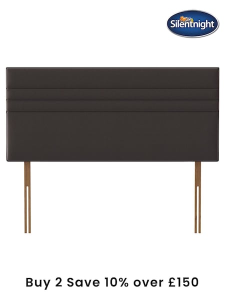 Silentnight Black Roma Woven Headboard (M52235) | £135 - £220