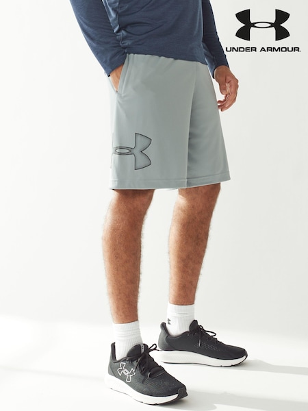Under Armour Light Grey Tech Graphic Shorts (M52646) | £27