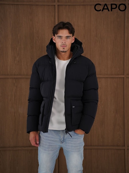 Black - Regular Capo Puffer Coat