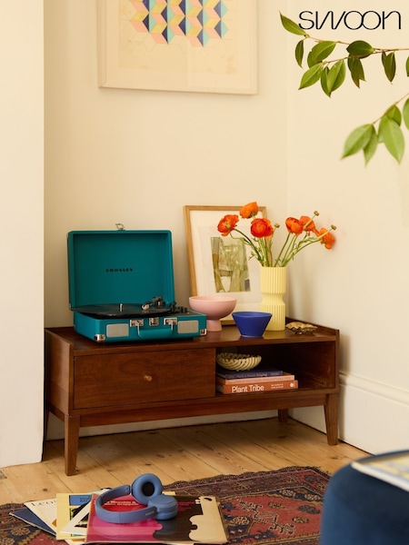 Swoon Newham Mango Wood 1 Door Media Unit