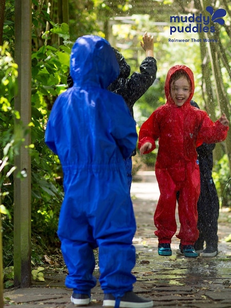Muddy Puddles Red Originals Waterproof All-In-One Puddlesuit (M56014) | £32