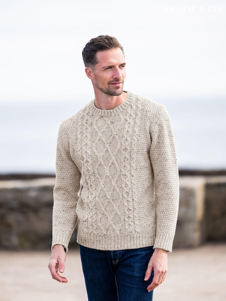 Celtic & Co. Cable Crew Neck Jumper (M62090) | £118
