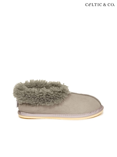 Celtic & Co. Ladies Sheepskin Bootee Slippers (M62127) | £89