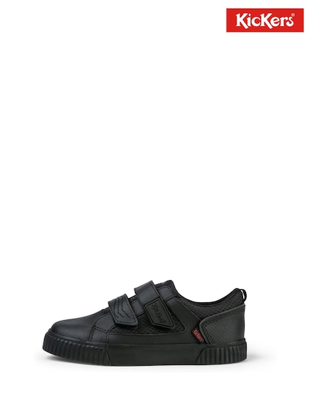 Kickers Black Junior Tovni Twin Flex Shoes (M63943) | £48