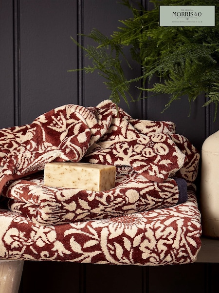 Morris & Co Red Strawberry Thief Towel (M66158) | £17 - £46