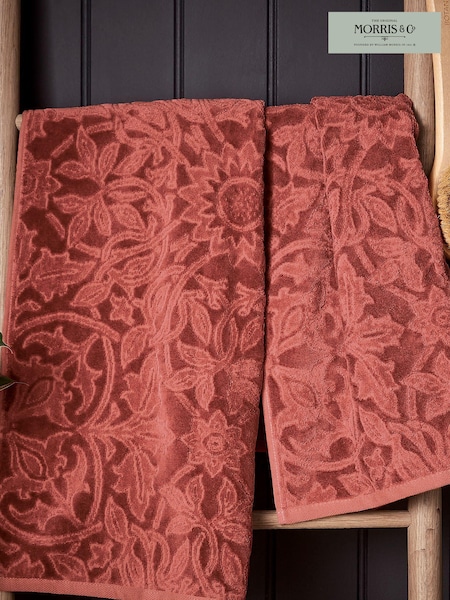 Morris & Co Red St James Towel (M66159) | £16 - £44