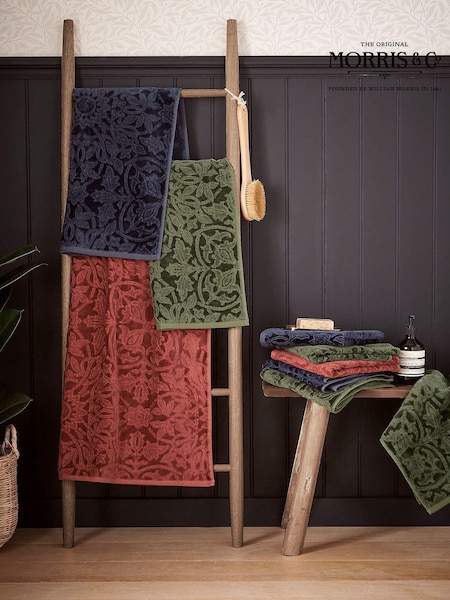 Morris & Co Blue St James Towel (M66162) | £16 - £44