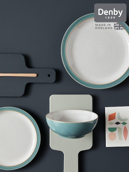 Denby 12 Piece Fern Green Elements Dinnerware Set (M66435) | £172