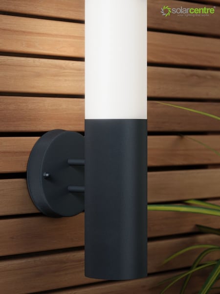 SolarCentre Black Canterbury XT Solar Outdoor Wall Light (M67512) | £25