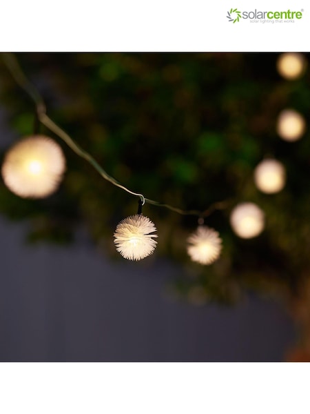 SolarCentre White Set of 30 Elan Solar Dandelion Lights (M67515) | £20
