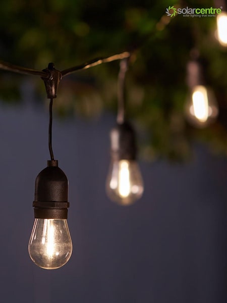 SolarCentre Set of 10 Clear Madison Solar Drop Bulb Lights (M67522) | £45