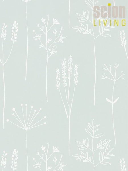 Scion Green Stipa Wallpaper (M67904) | £1
