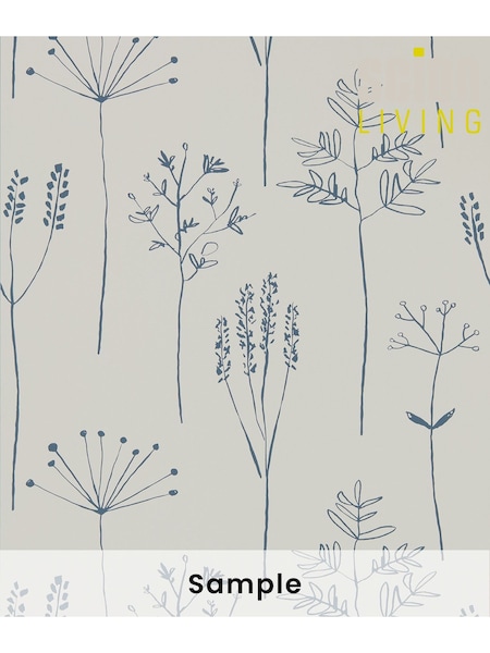 Scion Denim Stipa Wallpaper (M67905) | £1