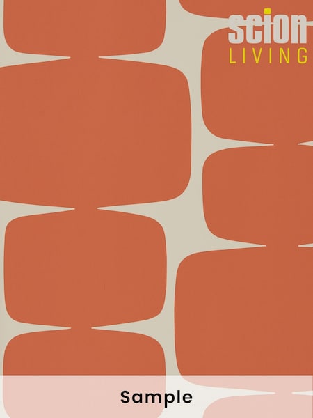 Scion Orange Lohko Wallpaper (M67947) | £1