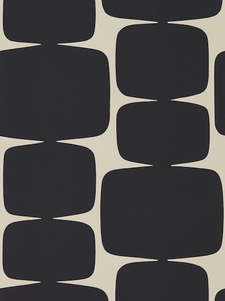 Scion Black Lohko Wallpaper (M67949) | £1