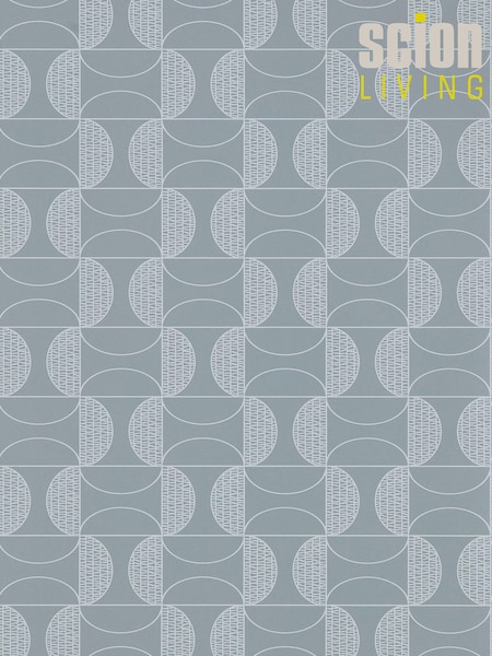 Scion Grey Shinku Wallpaper Sample Wallpaper (M67951) | £1