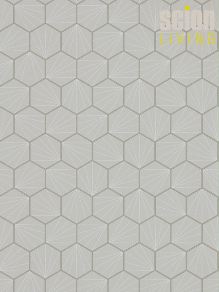 Scion Grey Aikyo Wallpaper Sample Wallpaper (M67958) | £1