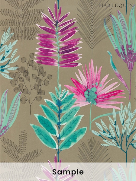 Harlequin Blue Yasuni Wallpaper (M68000) | £1