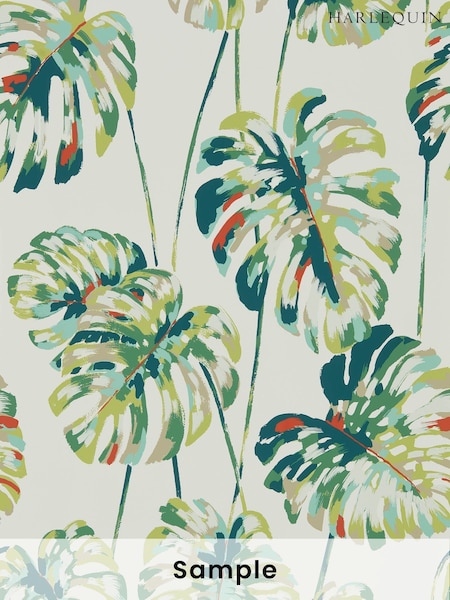 Harlequin Green Kelapa Wallpaper (M68002) | £1
