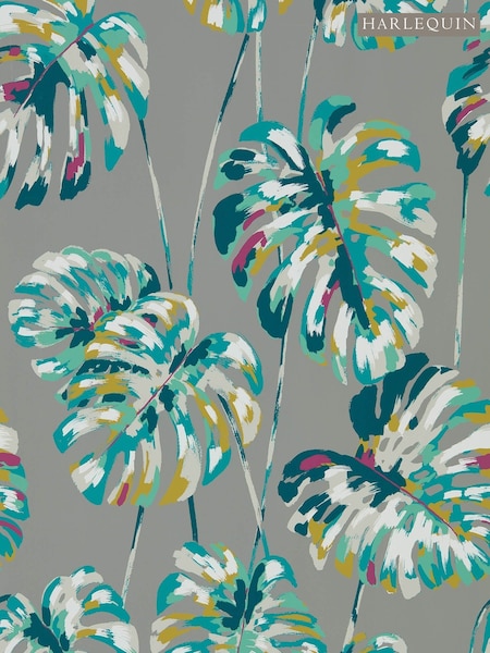 Harlequin Blue Kelapa Wallpaper Sample Wallpaper (M68003) | £1
