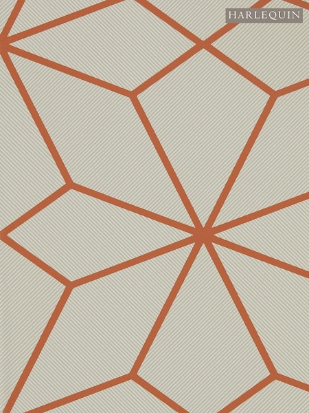 Harlequin Orange Axal Wallpaper Sample Wallpaper (M68069) | £1