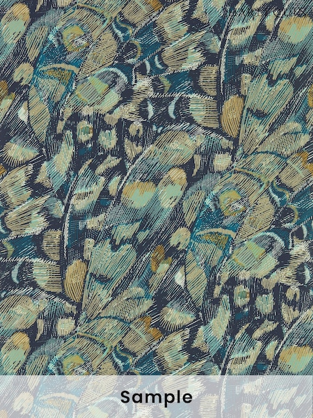 Harlequin Blue Lamina Wallpaper (M68092) | £1