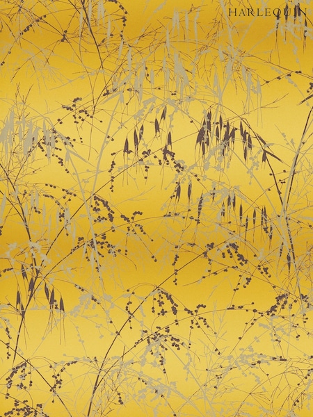 Harlequin Yellow Meadow Grass Wallpaper Sample Wallpaper (M68120) | £1