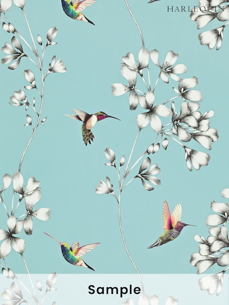 Harlequin Blue Amazilia Wallpaper (M68126) | £1