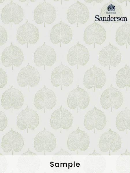 Sanderson Home Green Lyme Leaf Paste The Wall (M68129) | £1