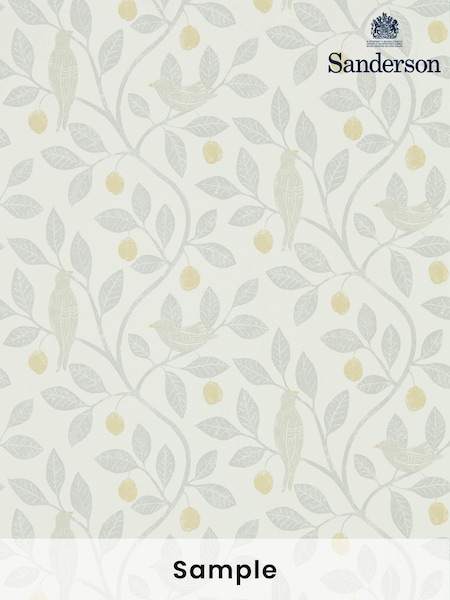 Sanderson Home Natural Damson Tree Wallpaper (M68149) | £1