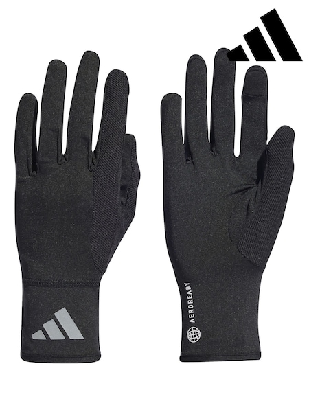 adidas Black Aero Ready Gloves (M68249) | £25