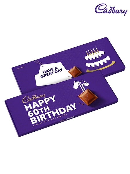 Cadbury Dairy Milk Giant 60th Birthday Chocolate Bar 850g (M70469) | £20