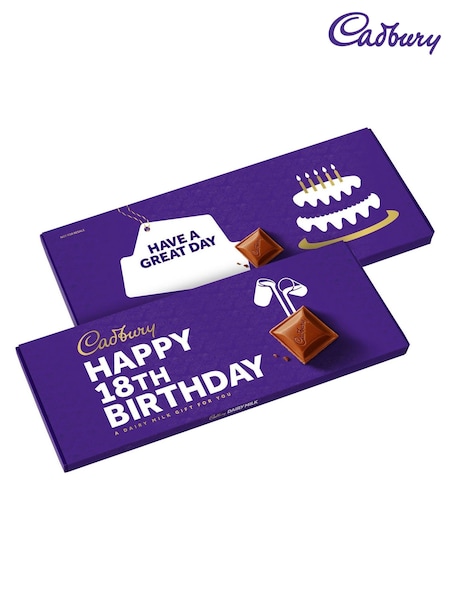 Cadbury Dairy Milk Giant 18th Birthday Chocolate Bar 850g (M70470) | £20