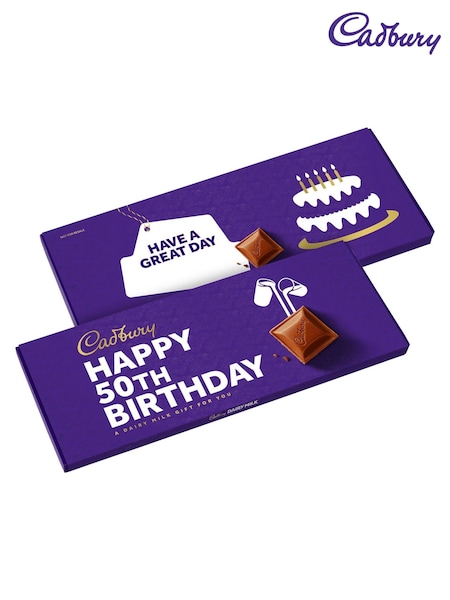 Cadbury Dairy Milk Giant 50th Birthday Chocolate Bar 850g (M70552) | £20