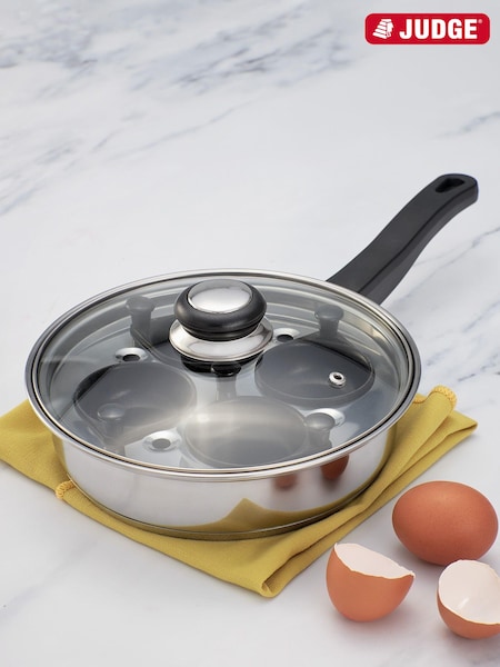 Judge Silver Essentials 4 Cup Egg Holder Egg Poacher (M71781) | £27