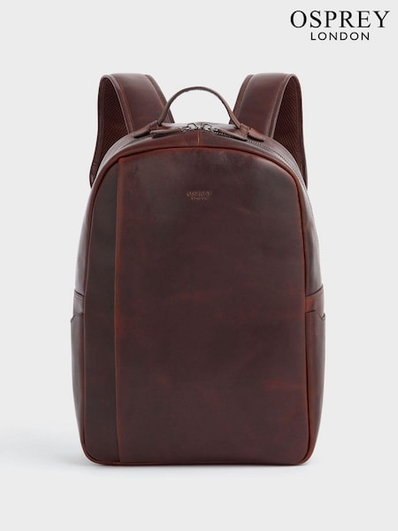 OSPREY LONDON Carter Saddle Leather Backpack (M71893) | £325