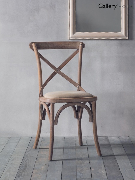Gallery Home Set of 2 Natural Boston Dining Chairs (M72782) | £280