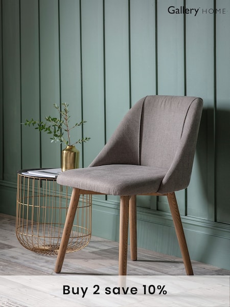 Gallery Home Grey Detroit Dining Chairs Set of 2 (M72790) | £395