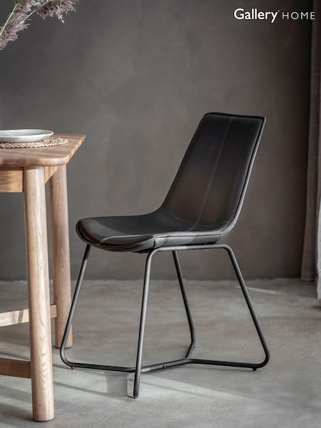 Gallery Home Set of 2 Grey Texas Dining Chairs (M72803) | £230