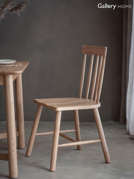 Gallery Home Natural Set of 2 Columbia Dining Chairs (M72815) | £485