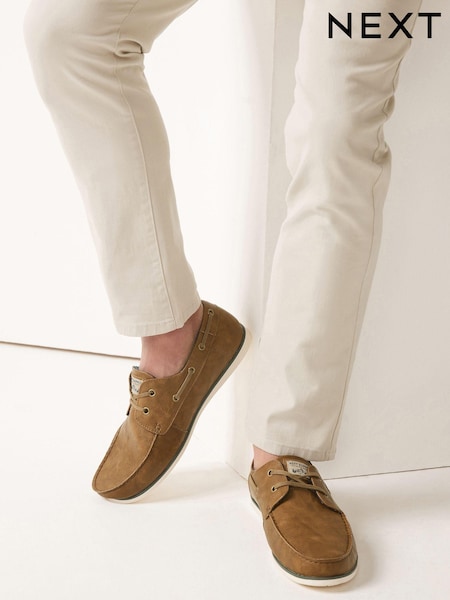 Tan Brown Boat Shoes (M73814) | £38