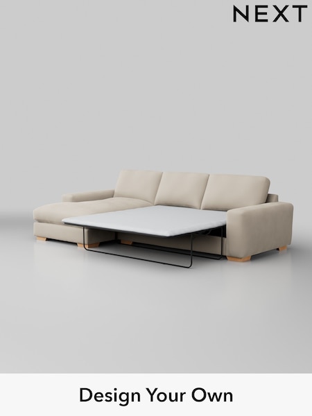 Plush Velvet Easy Clean/Oyster Houghton Deep Relaxed Sit (M75698) | £2,825