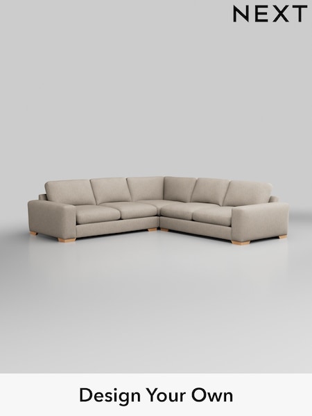 Tweedy Chenille/Mid Natural Houghton Deep Relaxed Sit (M76141) | £2,775