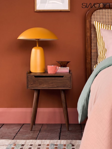 Swoon Southwark Acacia Wood Bedside Table